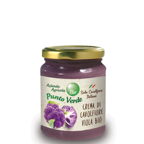 crema di cavolfiore viola bio